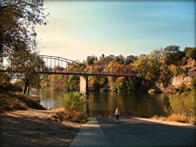 Old Fair Oaks Bridge Scene