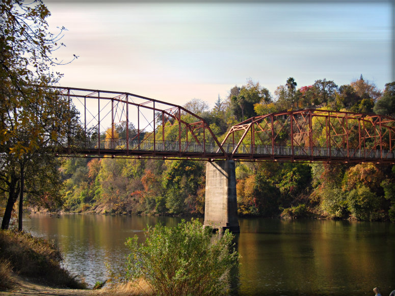 Old Fair Oaks Bridge Scene