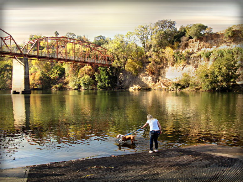 Old Fair Oaks Bridge Scene